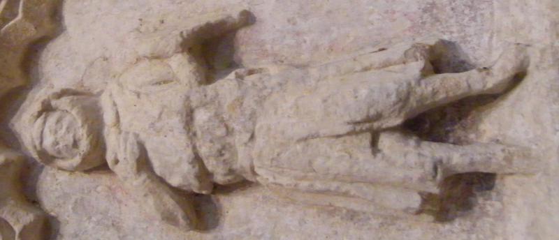 Sparsholt - Holy Rood Agnes Achard 1356 weeper